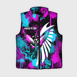 Женский жилет FREE FIRE NEON, цвет: 3D-светло-серый
