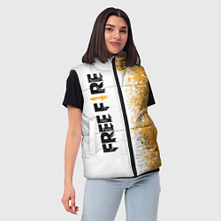 Женский жилет FREE FIRE Фри Фаер, цвет: 3D-красный — фото 2