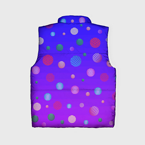 Женский жилет Фантастические шары / 3D-Красный – фото 2