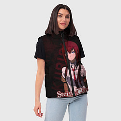 Женский жилет Курису Макисе Врата Штейна, цвет: 3D-черный — фото 2