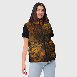 Женский жилет Абстрактный узор текстура, цвет: 3D-красный — фото 2