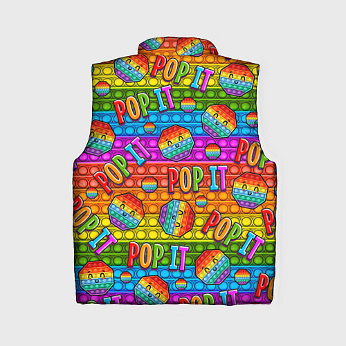 Женский жилет POP IT SMILE ПОП ИТ ПУПЫРКА / 3D-Красный – фото 2
