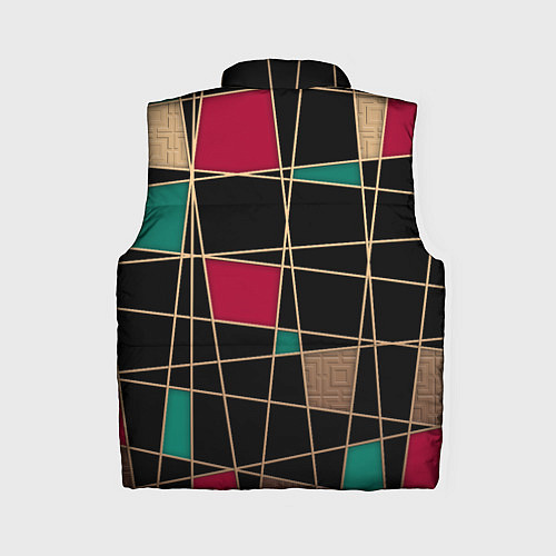 Женский жилет Модный абстрактный узор / 3D-Черный – фото 2