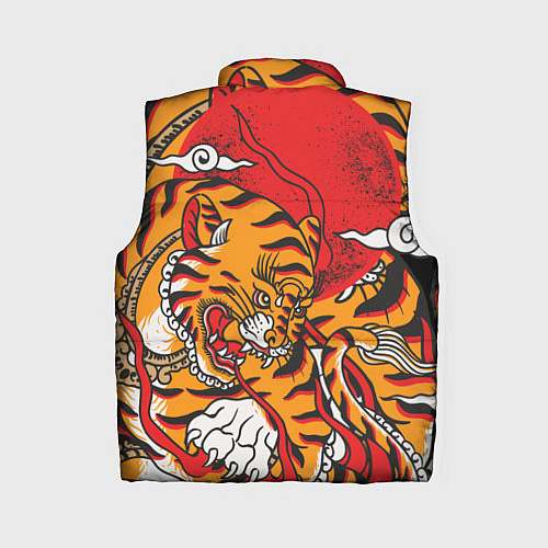 Женский жилет Год тигра / 3D-Черный – фото 2