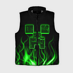 Женский жилет MINECRAFT TEXTURE FIRE