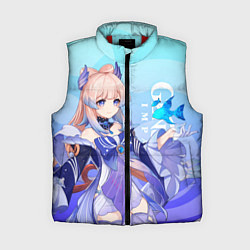 Женский жилет Genshin Impact, Кокоми, цвет: 3D-красный