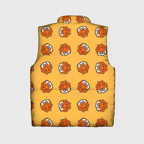 Женский жилет Тигры паттерн / 3D-Черный – фото 2