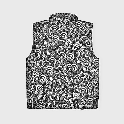 Женский жилет Genshin impact elements / 3D-Черный – фото 2