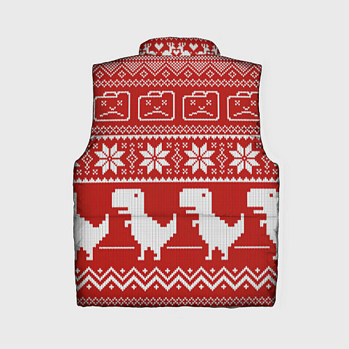 Женский жилет Новогодний гугл / 3D-Черный – фото 2