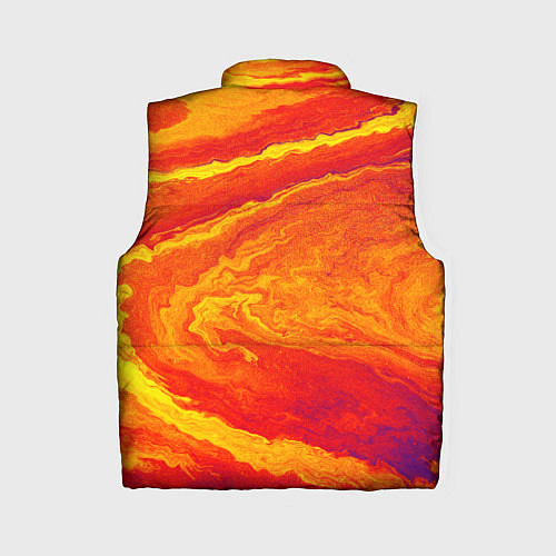 Женский жилет ПЯТНО ЮПИТЕРА ОРАНЖЕВЫЙ ГРАНЖ / 3D-Светло-серый – фото 2