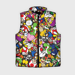 Женский жилет Mario ALLSTARS, цвет: 3D-черный