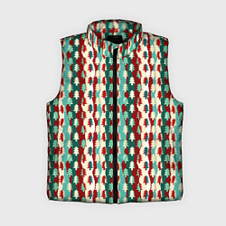 Женский жилет Маленькие Ёлочки, цвет: 3D-красный