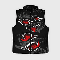 Женский жилет Атака вампиров, цвет: 3D-черный