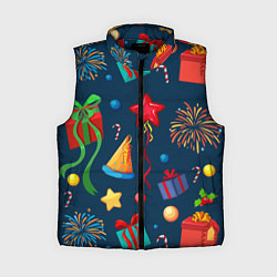 Женский жилет Новогодний Паттерн!