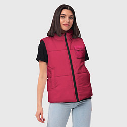 Женский жилет Карман, цвет: 3D-светло-серый — фото 2