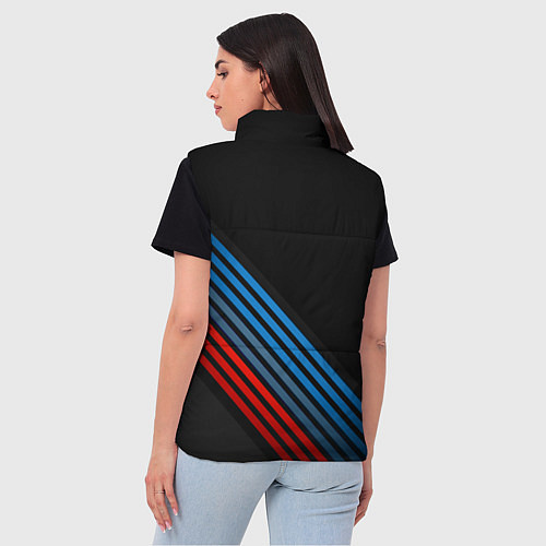 Женский жилет BMW STRIPE / 3D-Красный – фото 4