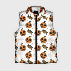 Женский жилет Patern Halloween 26, цвет: 3D-красный