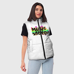 Женский жилет Merch - DJ MUSICVIDEO, цвет: 3D-красный — фото 2