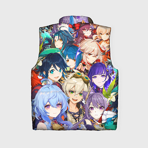 Женский жилет Genshin Impact - персонажи / 3D-Черный – фото 2