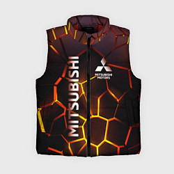 Женский жилет Митсубиси подсветка 3D плит, цвет: 3D-красный