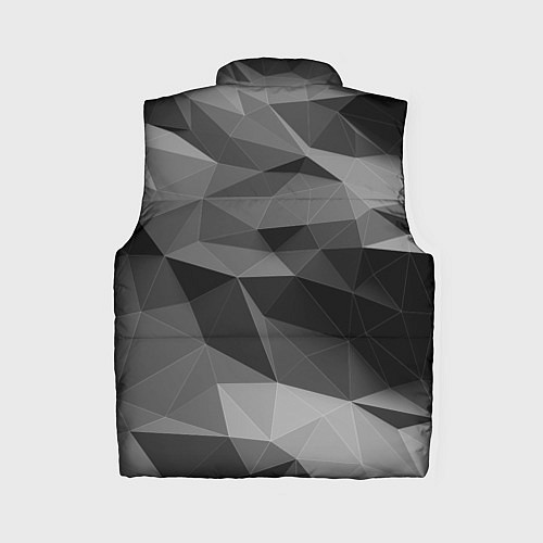 Женский жилет Чб абстракция / 3D-Черный – фото 2