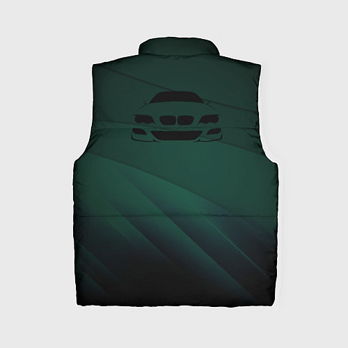 Женский жилет GREEN BMW / 3D-Черный – фото 2