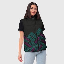 Женский жилет Text Mickey, цвет: 3D-красный — фото 2