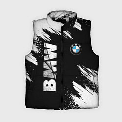 Женский жилет BMW GRUNGE БМВ ГРАНЖ, цвет: 3D-черный