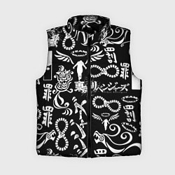 Женский жилет ТОКИЙСКИЕ МСТИТЕЛИ ЛОГОБОМБИНГ TOKYO REVENGERS LOG, цвет: 3D-черный