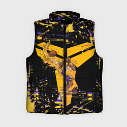 Женский жилет Los angeles lakers NBA, цвет: 3D-черный