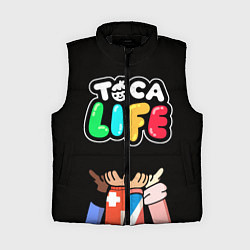 Женский жилет Toca Life: Friends, цвет: 3D-черный