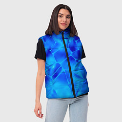Женский жилет Ice Under Water, цвет: 3D-черный — фото 2