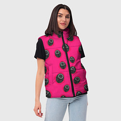 Женский жилет Игра в кальмара TКК, цвет: 3D-светло-серый — фото 2