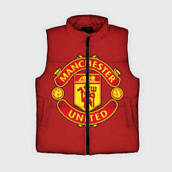 Женский жилет Manchester United F C, цвет: 3D-красный