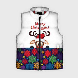 Женский жилет Merry Christmas оленёнок
