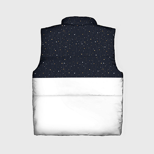 Женский жилет Новогодний Оленёнок Рудольф / 3D-Черный – фото 2