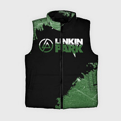 Женский жилет Линкин Парк в стиле Гранж Linkin Park, цвет: 3D-черный
