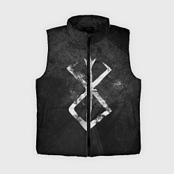 Женский жилет BERSERK LOGO GRUNGE, цвет: 3D-черный
