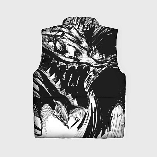 Женский жилет БЕРСЕРК РИСУНОК BERSERK / 3D-Черный – фото 2