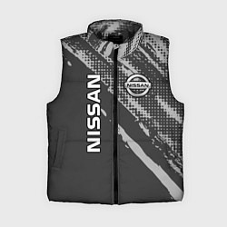 Женский жилет Nissan Car Ниссан, цвет: 3D-черный