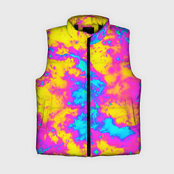 Женский жилет Яркая абстракция космических красок