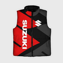 Женский жилет SUZUKI СУЗУКИ RED LOGO, цвет: 3D-черный