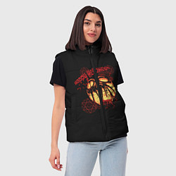 Женский жилет Happy-Halloween, цвет: 3D-красный — фото 2