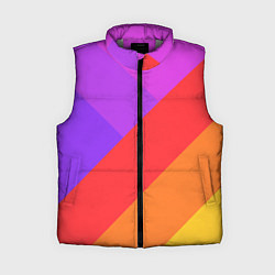 Женский жилет РАДУЖНАЯ ГЕОМЕТРИЯ RAINBOW GEOMETRY