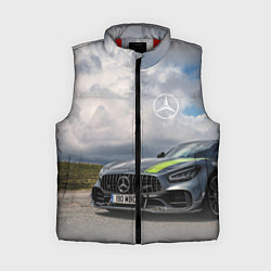 Женский жилет Mercedes V8 Biturbo Racing Team AMG, цвет: 3D-красный