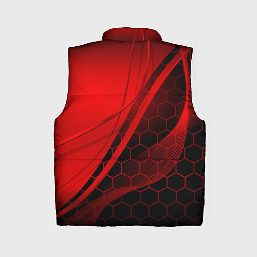 Женский жилет LEXUS RED GEOMETRY ЛЕКСУС / 3D-Черный – фото 2