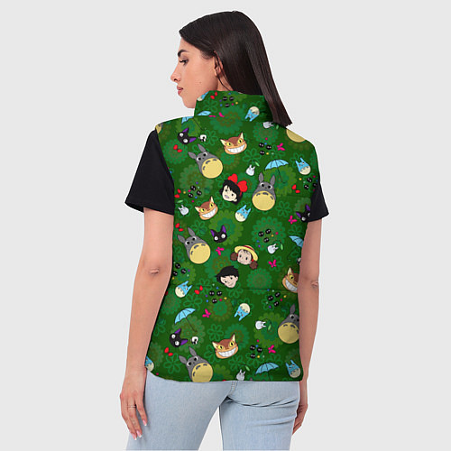 Женский жилет Totoro&Kiki ALLSTARS / 3D-Красный – фото 4