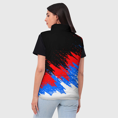 Женский жилет RIDE OR DIE RUSSIA EXTREME / 3D-Красный – фото 4