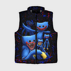 Женский жилет Huggy Wuggy: Players, цвет: 3D-светло-серый