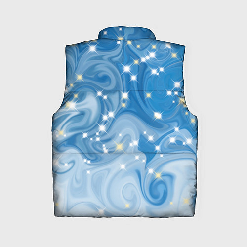 Женский жилет Голубая метелица / 3D-Черный – фото 2